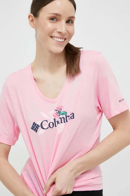 rosa Columbia t-shirt