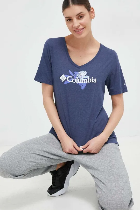 Columbia t-shirt niebieski