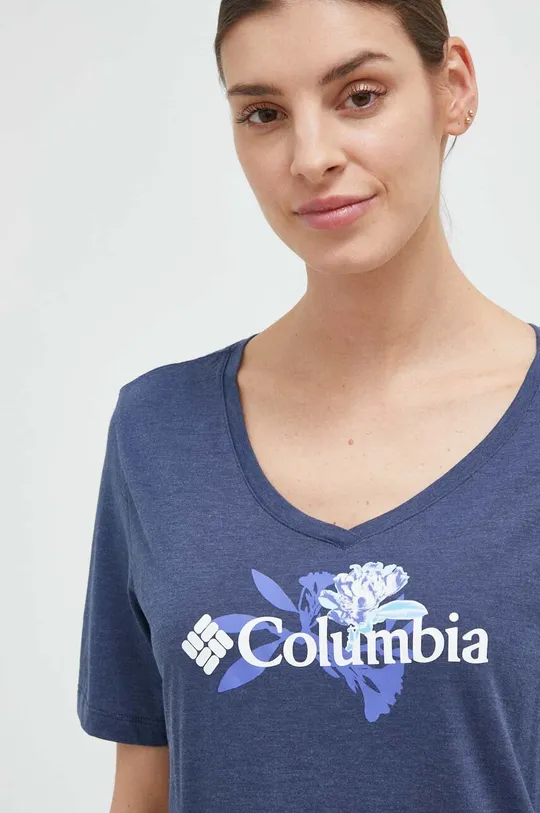 kék Columbia t-shirt