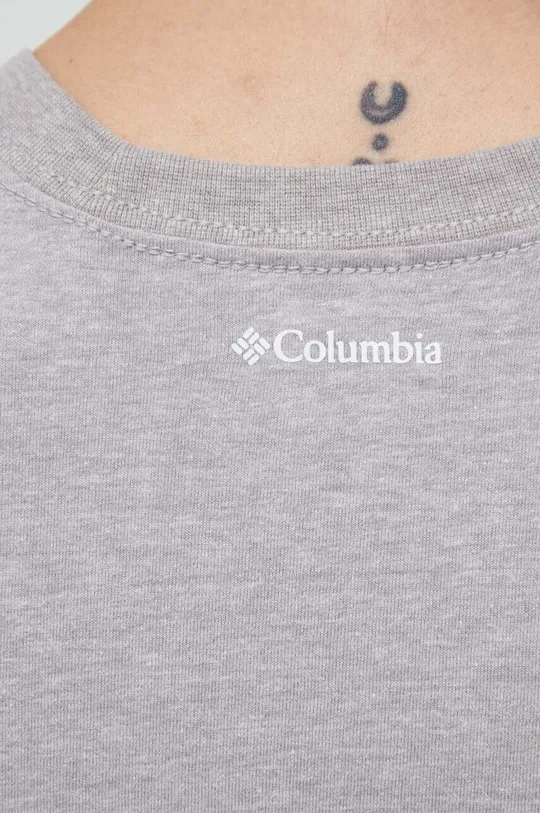 серый Хлопковый топ Columbia