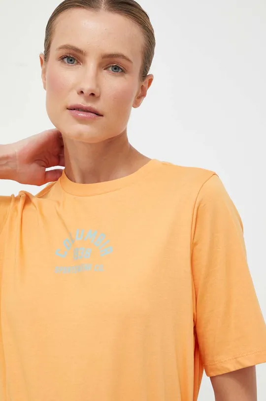 pomarańczowy Columbia t-shirt bawełniany North Cascades