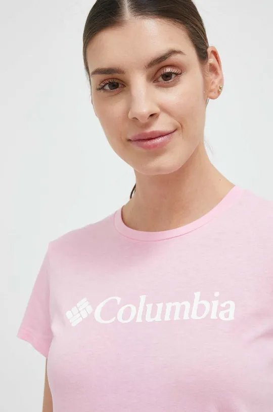 ροζ Μπλουζάκι Columbia