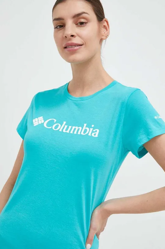 turkizna Kratka majica Columbia Ženski