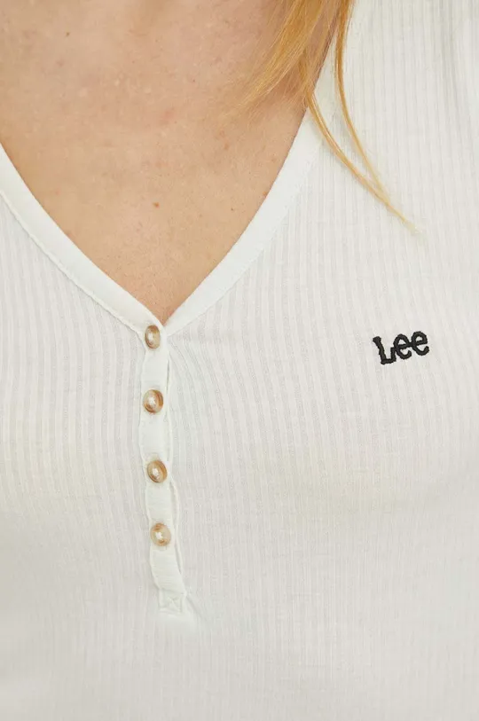 beżowy Lee t-shirt
