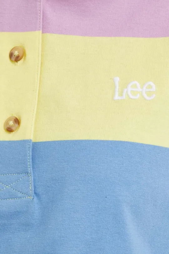 Βαμβακερό μπλουζάκι πόλο Lee Γυναικεία