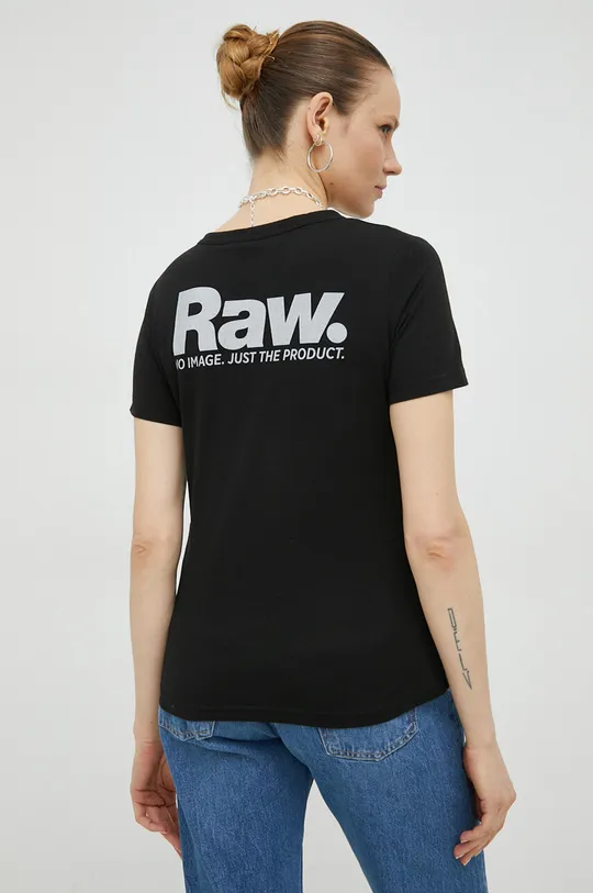 čierna Bavlnené tričko G-Star Raw