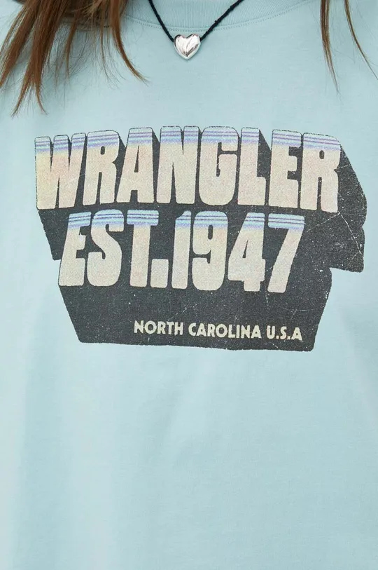 Βαμβακερό μπλουζάκι Wrangler Γυναικεία