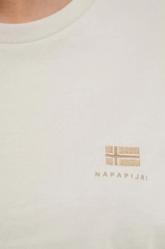 Βαμβακερό μπλουζάκι Napapijri Γυναικεία