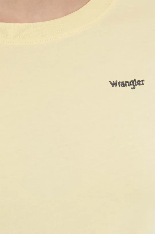 Βαμβακερό μπλουζάκι Wrangler