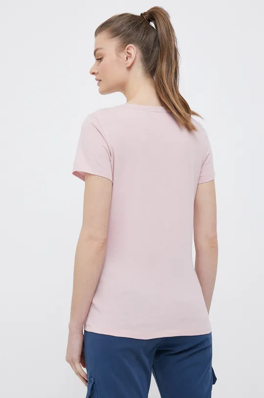 ροζ Βαμβακερό μπλουζάκι GAP 2-pack