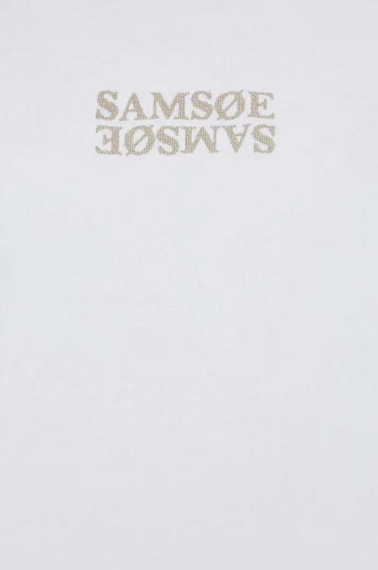 Хлопковая футболка Samsoe Samsoe Женский