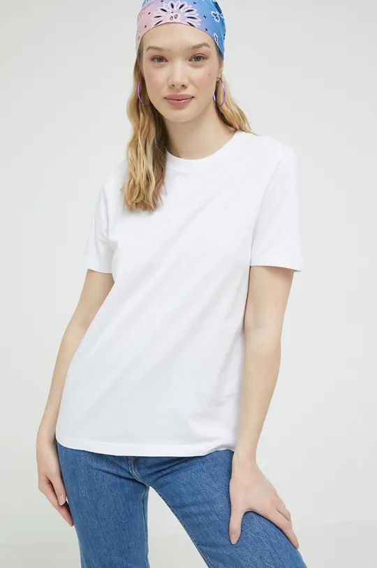bijela Pamučna majica Superdry Ženski
