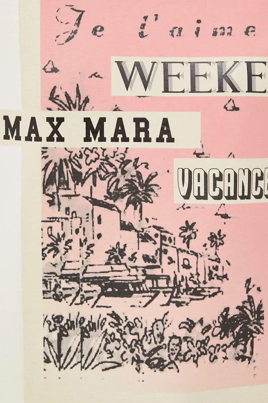 Bombažna kratka majica Weekend Max Mara