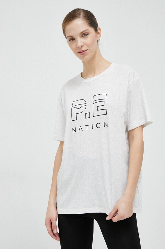 grigio P.E Nation t-shirt in cotone Donna