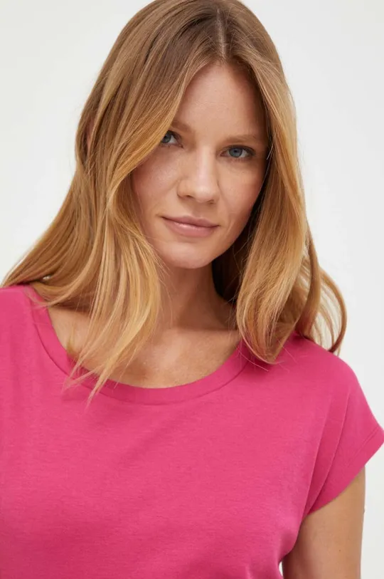 ροζ Βαμβακερό μπλουζάκι MAX&Co.