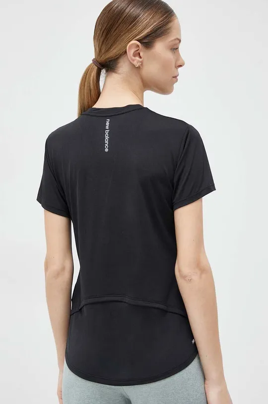 New Balance t-shirt do biegania Accelerate 100 % Poliester z recyklingu