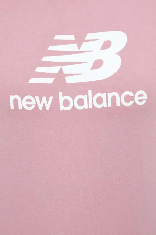 Βαμβακερό μπλουζάκι New Balance Γυναικεία