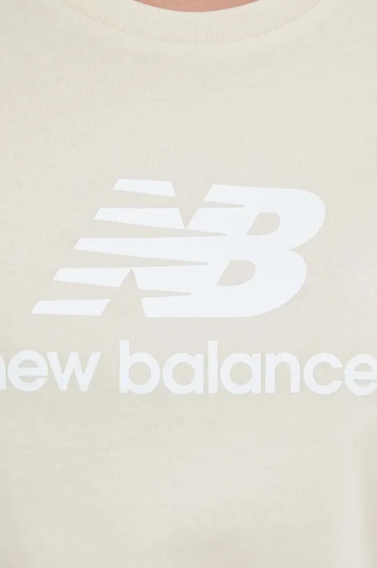 Хлопковая футболка New Balance Женский