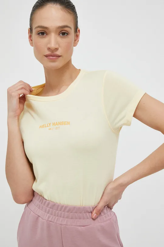 żółty Helly Hansen t-shirt