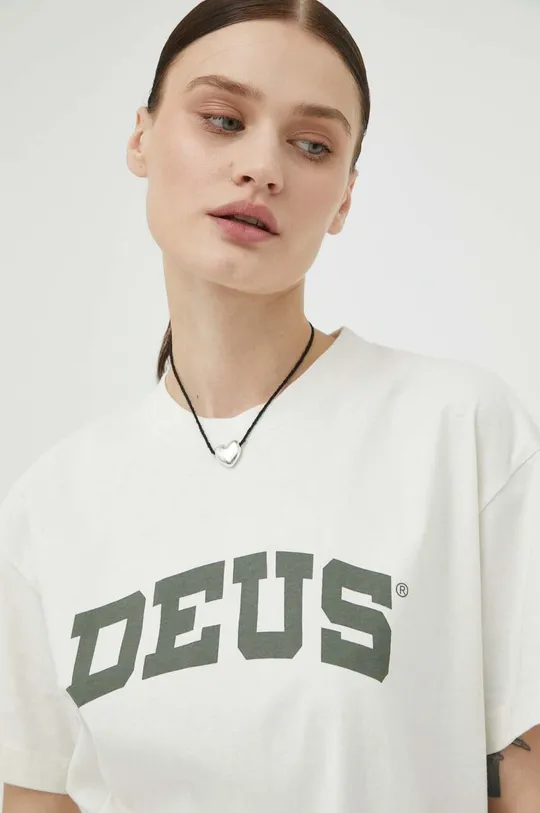 Βαμβακερό μπλουζάκι Deus Ex Machina Γυναικεία