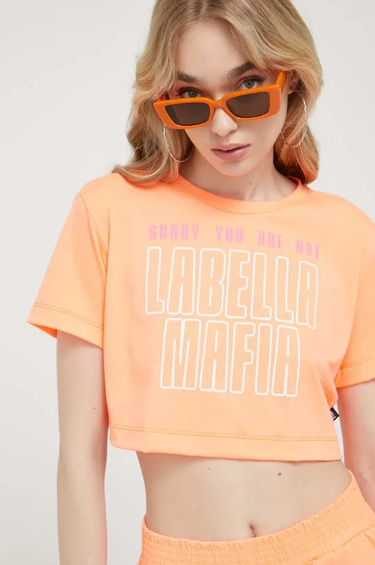πορτοκαλί Μπλουζάκι LaBellaMafia Γυναικεία