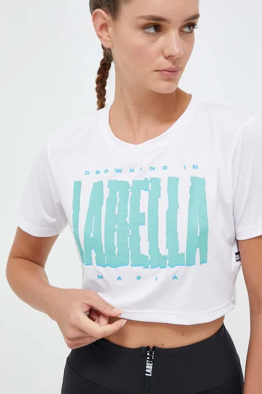 λευκό Μπλουζάκι προπόνησης LaBellaMafia Acqua Γυναικεία