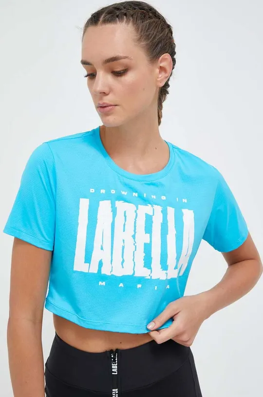 μπλε Μπλουζάκι προπόνησης LaBellaMafia Acqua Γυναικεία