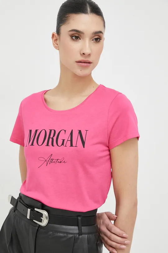 ροζ Μπλουζάκι Morgan Γυναικεία