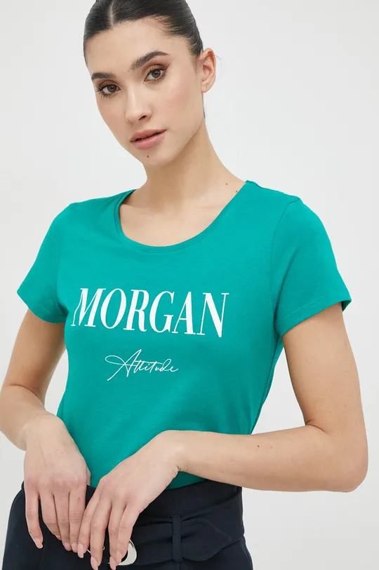 πράσινο Μπλουζάκι Morgan