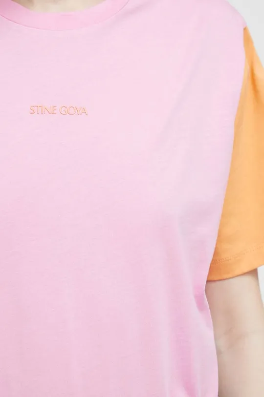 Хлопковая футболка Stine Goya Женский