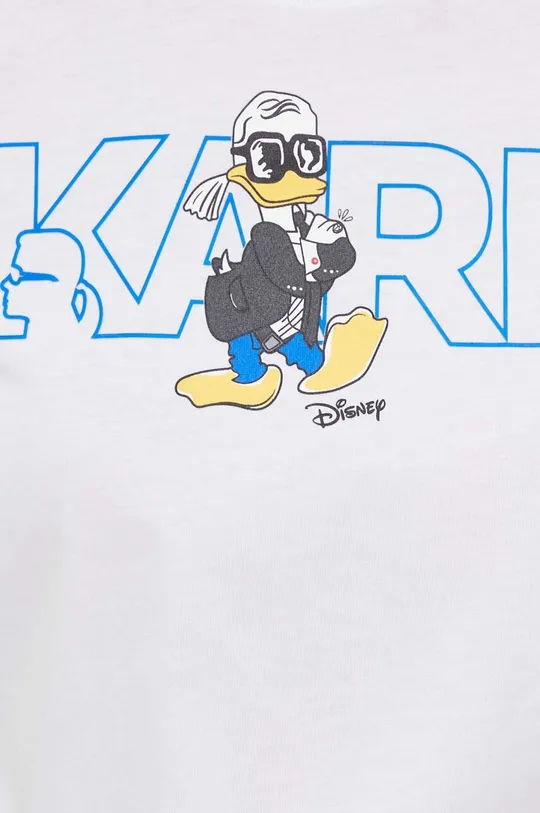 Βαμβακερό μπλουζάκι Karl Lagerfeld x Disney Γυναικεία