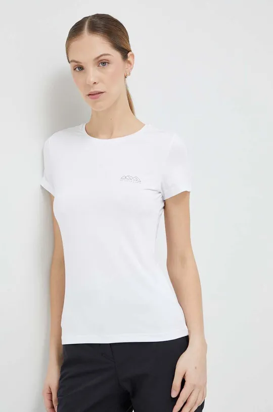 λευκό Αθλητικό μπλουζάκι 4F Γυναικεία
