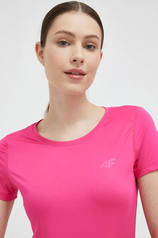 ροζ Μπλουζάκι προπόνησης 4F Γυναικεία