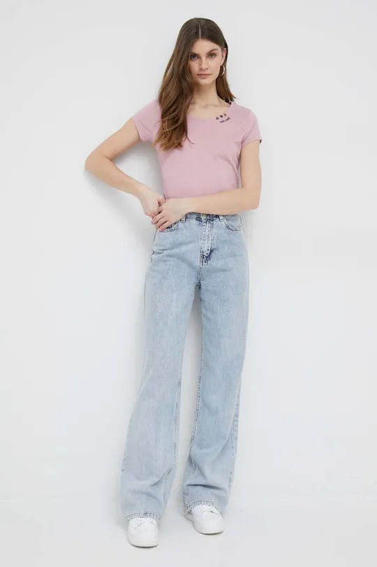 Pepe Jeans t-shirt Ragy różowy