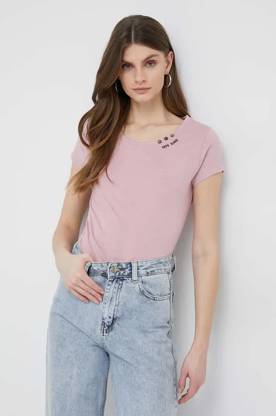 rózsaszín Pepe Jeans t-shirt Ragy