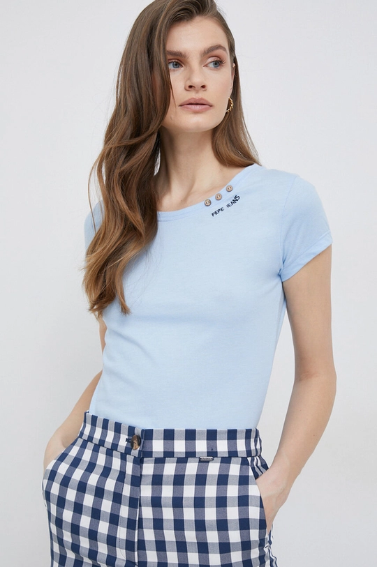 kék Pepe Jeans t-shirt Ragy Női