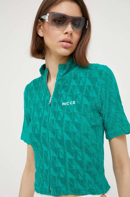 Nicce t-shirt in cotone verde