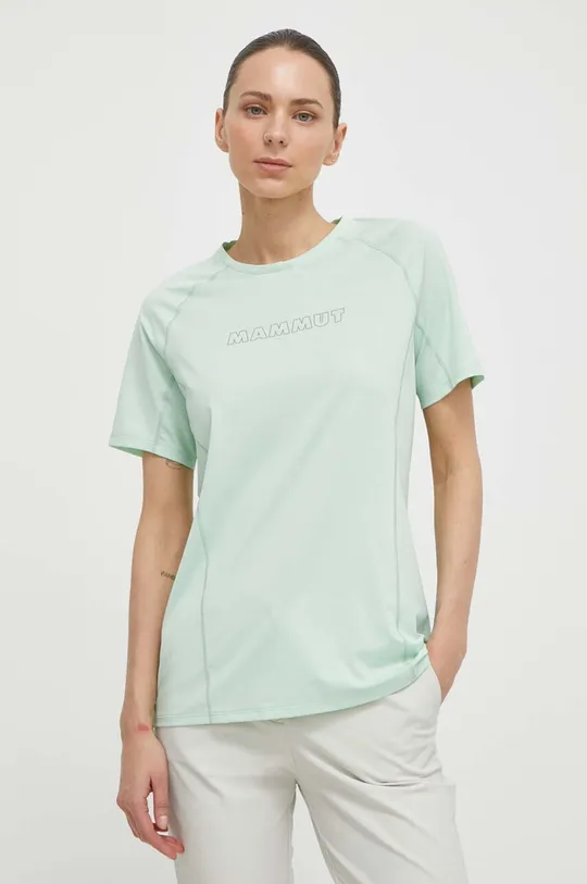 zelena Sportska majica kratkih rukava Mammut Selun FL Logo Ženski