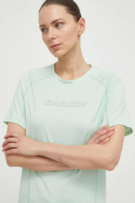 Αθλητικό μπλουζάκι Mammut Selun FL Logo 92% Ανακυκλωμένος πολυεστέρας, 8% Σπαντέξ