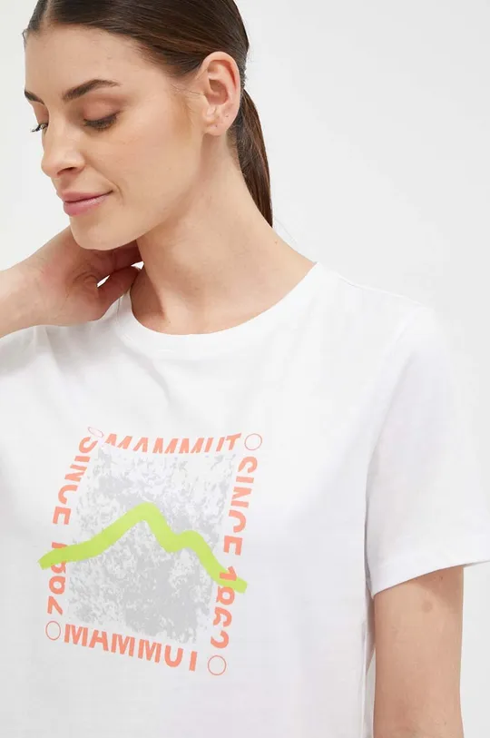 biały Mammut t-shirt sportowy Core