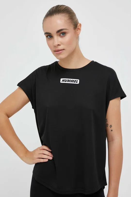μαύρο Μπλουζάκι προπόνησης Hummel Tola Γυναικεία
