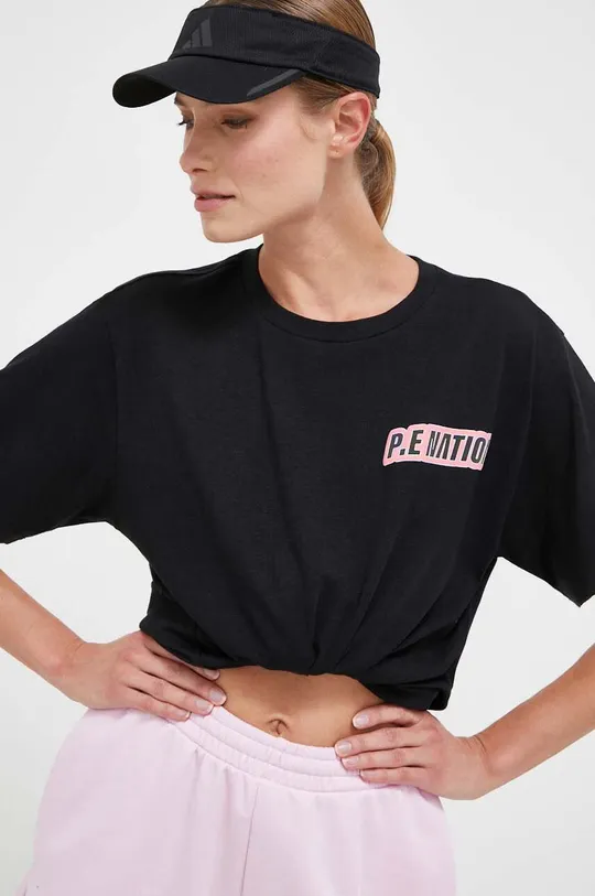 czarny P.E Nation t-shirt