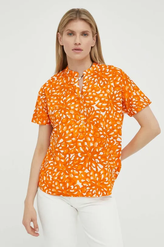 πορτοκαλί Βαμβακερό μπλουζάκι Marc O'Polo Γυναικεία