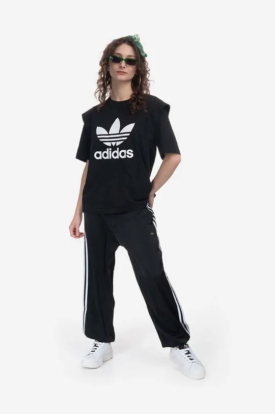 černá Bavlněné tričko adidas Originals IC8805 Tee