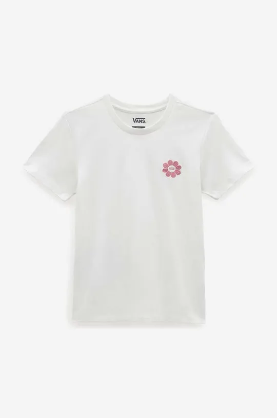 bílá Bavlněné tričko Vans Oversized Floral SS Tee Dámský