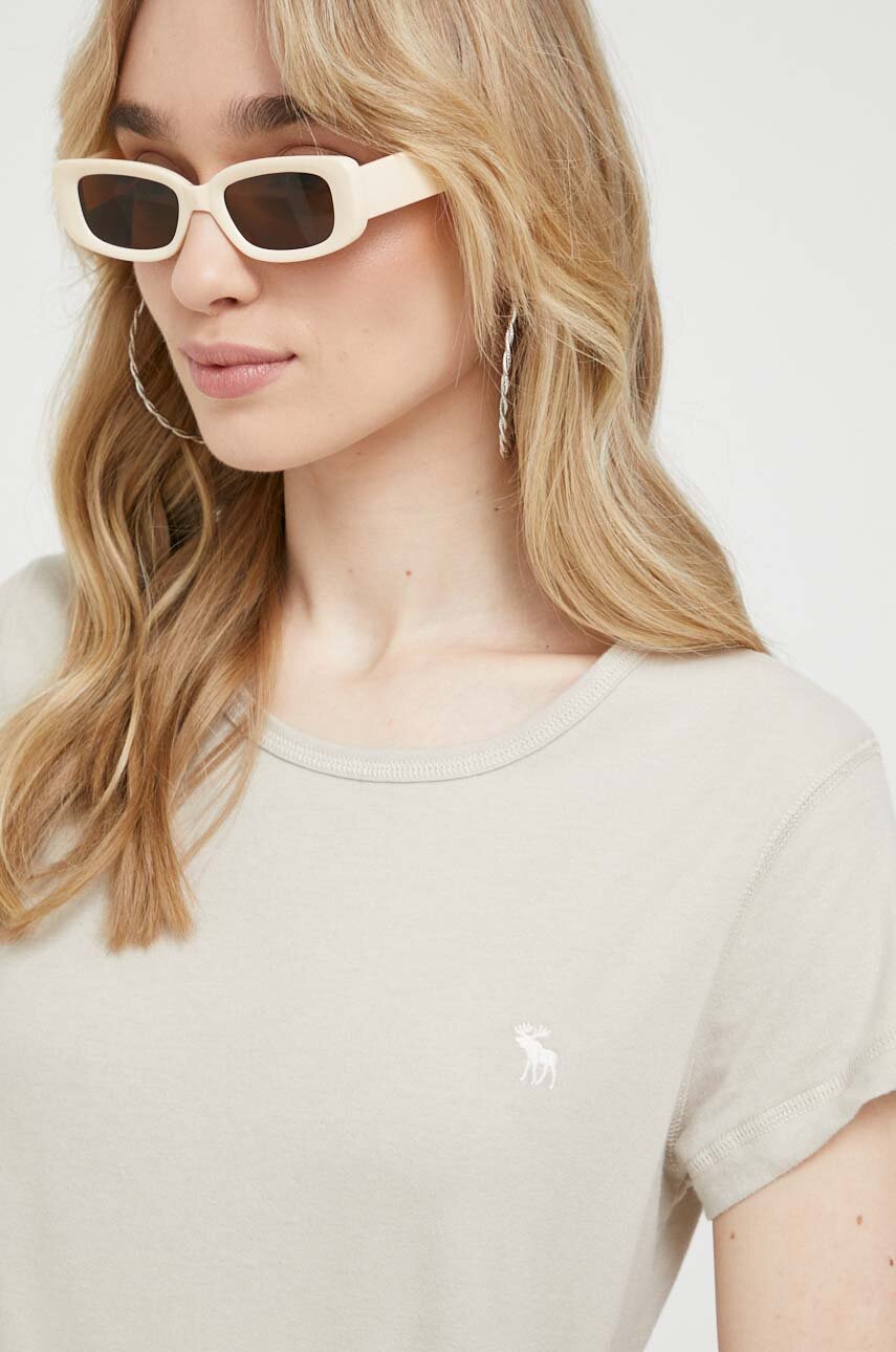 Abercrombie & Fitch tshirt bawełniany 3pack kolor biały