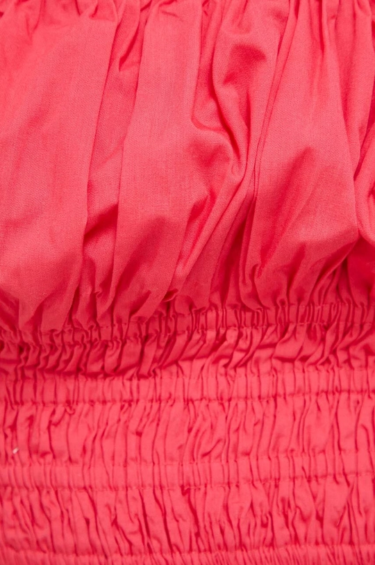 Abercrombie & Fitch top x The Trevor Project damski kolor różowy