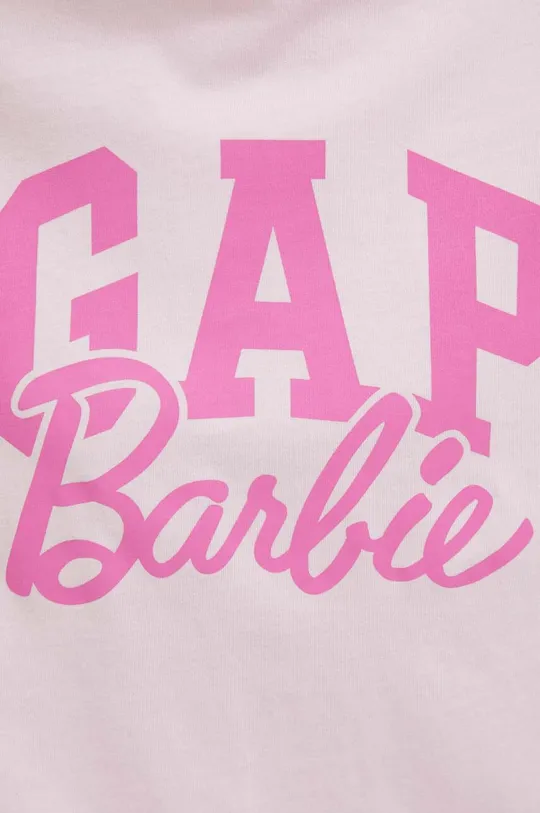 Βαμβακερό μπλουζάκι GAP x Barbie Γυναικεία