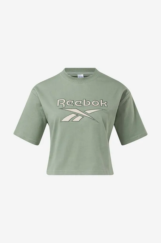 πράσινο Βαμβακερό μπλουζάκι Reebok Classic