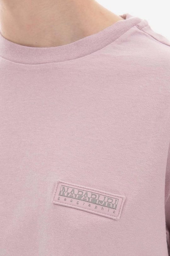 pink Napapijri cotton t-shirt